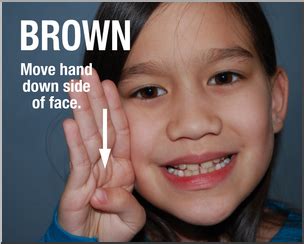 Image result for Brown ASL Sign