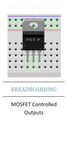 How to Set Up a NMOS Transistor On a Bread Board に対する画像結果