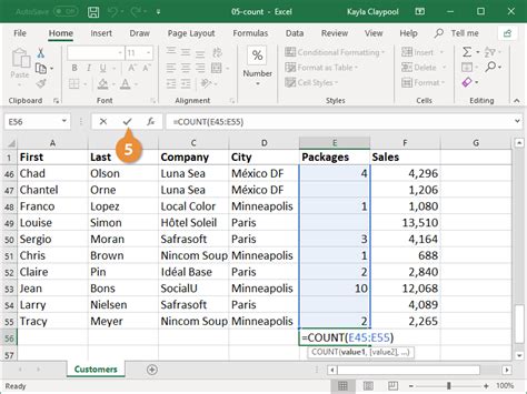 Image result for Excel Count Tips