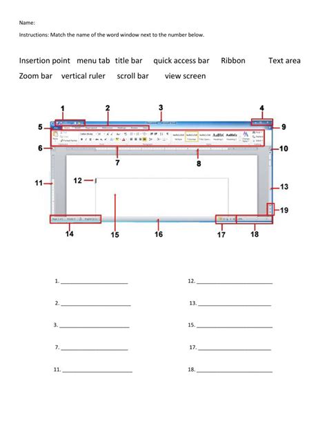 Image result for Computer Window Pic Worksheet