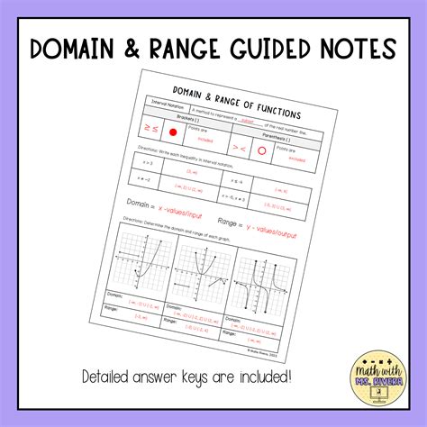 Image result for Domain Math Worksheets