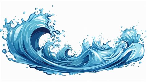 Toradh íomhá ar Water Spalsh Cartoon