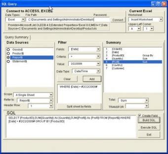 Image result for SQL Addin Excel