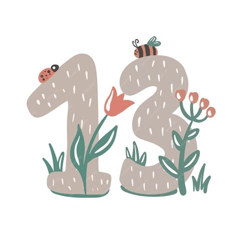 Image result for Number 13 Graphic