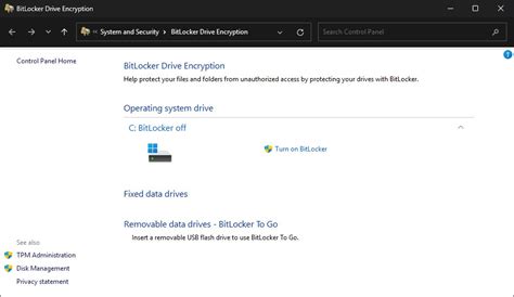 Manage BitLocker Drive Encryption に対する画像結果