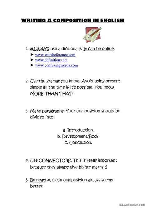 Image result for Examples of Composition Writing