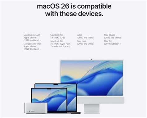 Image result for MacBook Pro OS Compatibility Chart