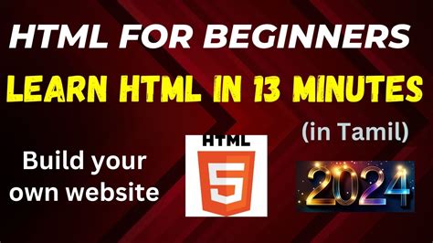 Image result for HTML Tutorial in Tamil