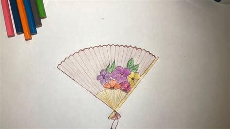 How to Draw a Hand Fan に対する画像結果