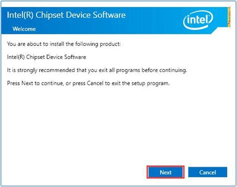 Toradh íomhá ar Intel Server Chipset Driver