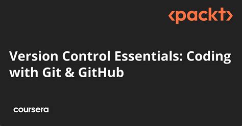 Image result for Version Control with Git and GitHub Packt