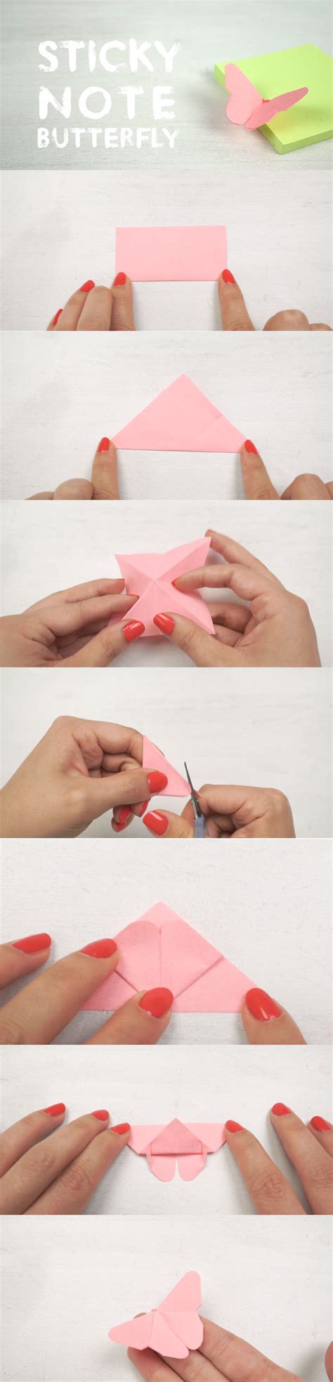 Sticky-Note Butterfly Origami に対する画像結果