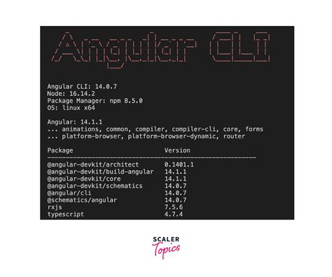 Toradh íomhá ar Install Angular 8.2.14