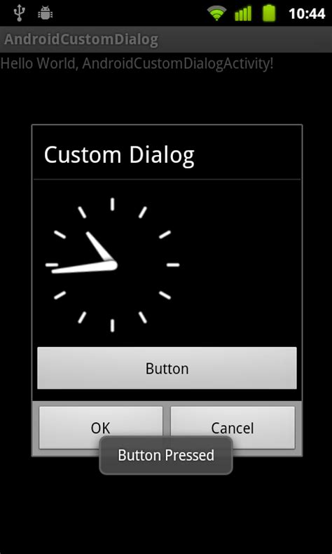 Custom Made Dialog in Android に対する画像結果