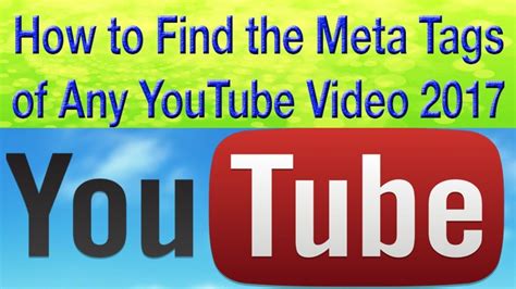 Image result for Meta Tags YouTube
