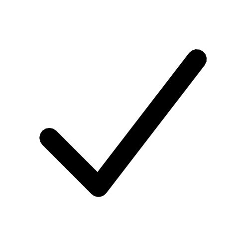 Toradh íomhá ar Check Vector SVG Sign