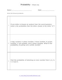 Image result for Probabilty Word Problems
