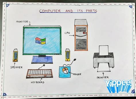 Image result for Computer Hardware Drawing