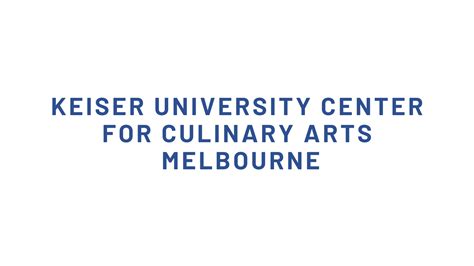 Afbeeldingsresultaten voor Keiser University Culinary Arts