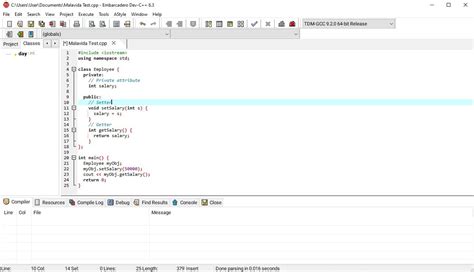 Toradh íomhá ar Graphics Program Dev C