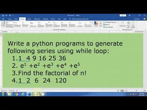 Image result for Factorial Series in Python
