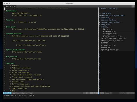 Image result for Vimrc File