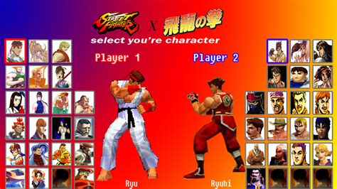 Image result for Street Fighter 2 Character Select