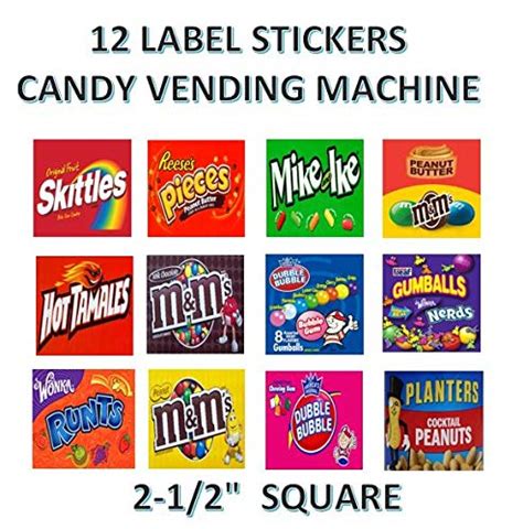 Image result for Snack Time Vending Machine Labels
