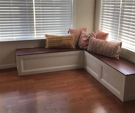 Image result for Corner Kitchen Table with Storage Bench