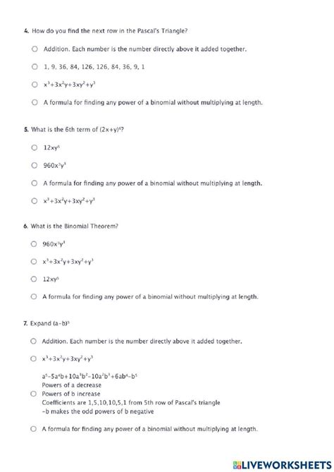 Image result for Grade Ten Math Binomial Questions