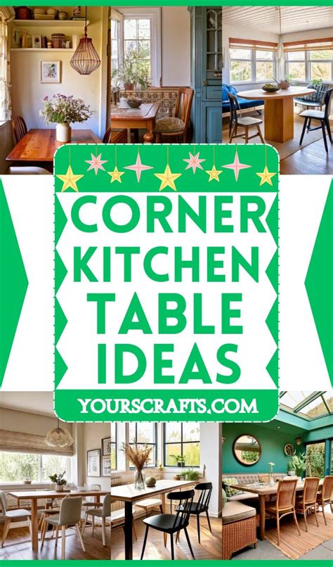 Image result for Small Corner Kitchen Table