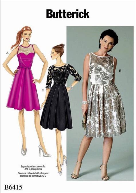 Image result for Cocktail Dress Patterns