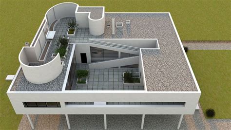 Image result for Villa Savoye Top View
