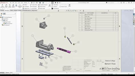 Bench Vice Assembly Drawing に対する画像結果