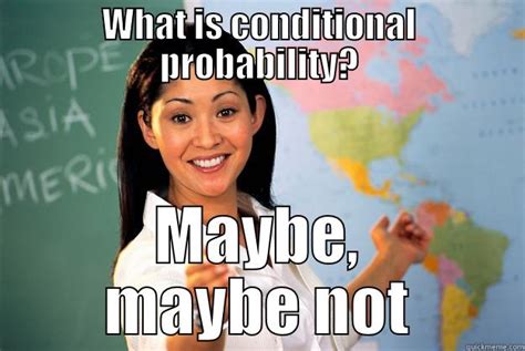 Image result for Meme Conditional Probability Lightning
