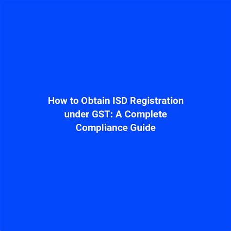 ISD Registration in GST に対する画像結果