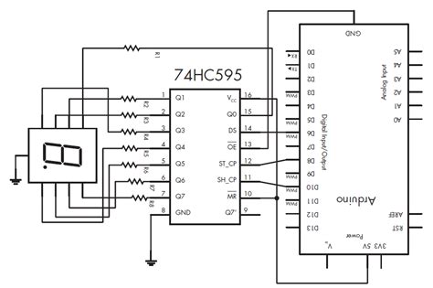 Toradh íomhá ar Arduino 74HC595 7-Segment