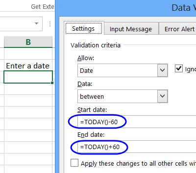 Image result for Date Range Validation Message