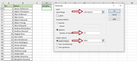 Image result for Excel Sampling Formula