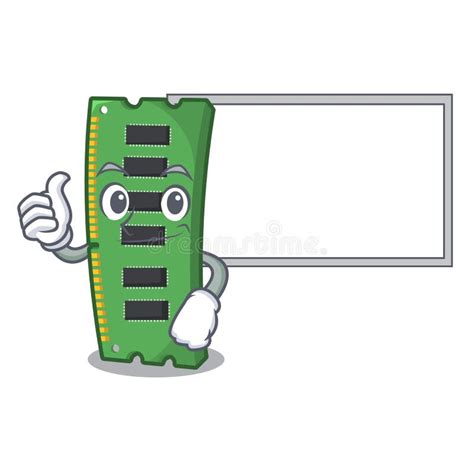 Toradh íomhá ar RAM Memory Cartoon