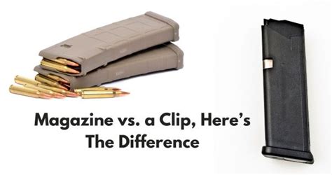 Image result for Clip vs Magazine Examples