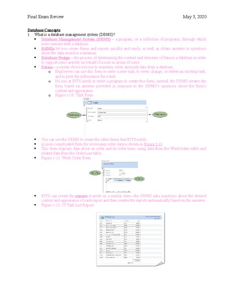 Image result for Introduction to Database Final Exam