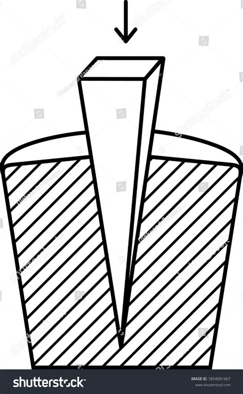 Image result for Wedge Simple Machine Cartoon Picture