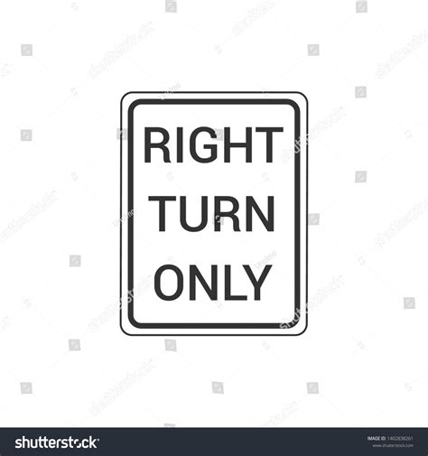 Image result for Right Turn Only Sign