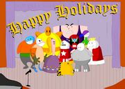 Toradh íomhá ar Homestar Runner Holiday Background