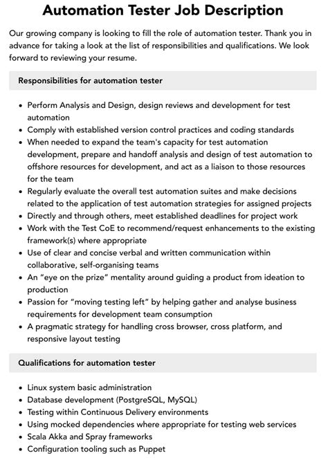 Image result for Automation Test Engineer Responsibilities