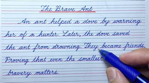 Image result for Cursive Writing Story