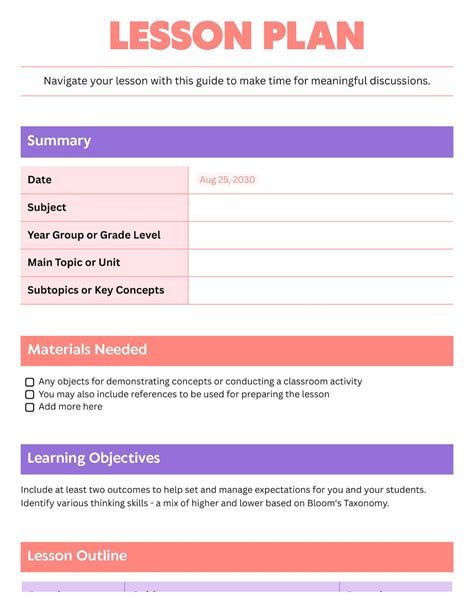 Image result for Create a Lesson Plan