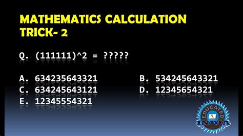 Toradh íomhá ar Mathematics Tricks of Calculation
