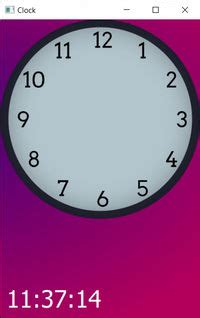 Image result for Python Visualize Time Like a Wall Clock
